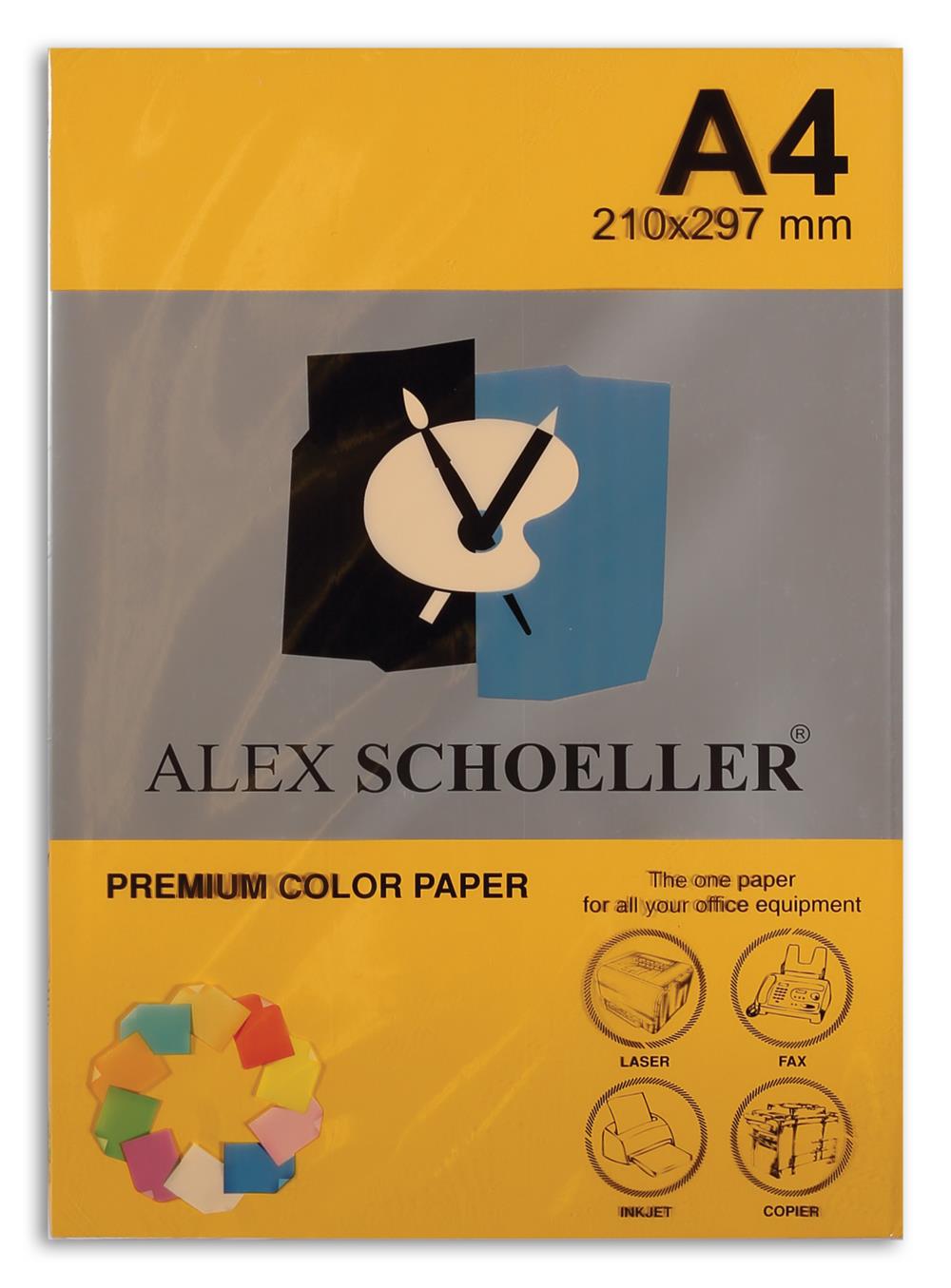 Renkli Fotokopi Kağıtları Koyu Renkler A4 500'lü 80gr