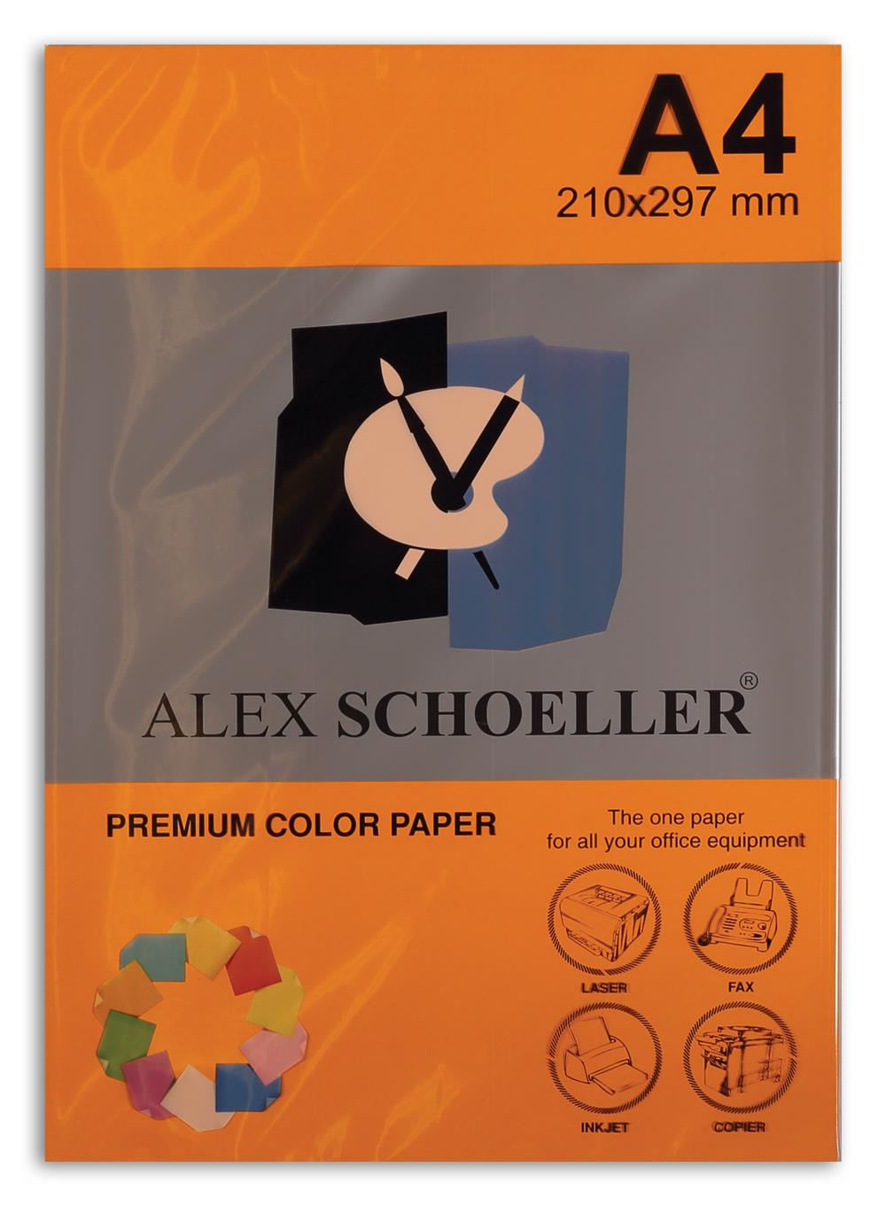 Renkli Fotokopi Kağıtları Koyu Renkler A4 500'lü 80gr