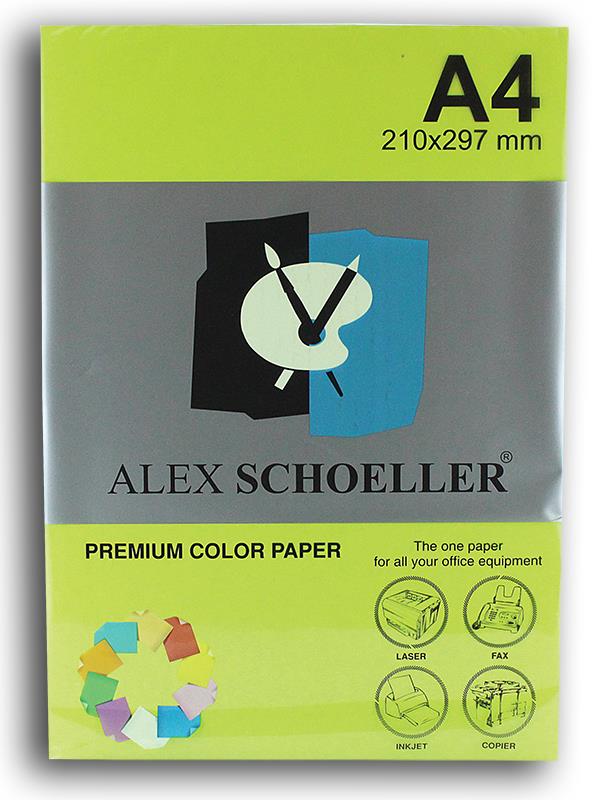 Renkli Fotokopi Kağıtları Fosforlu Renkler A4 500'lü (80 gr)