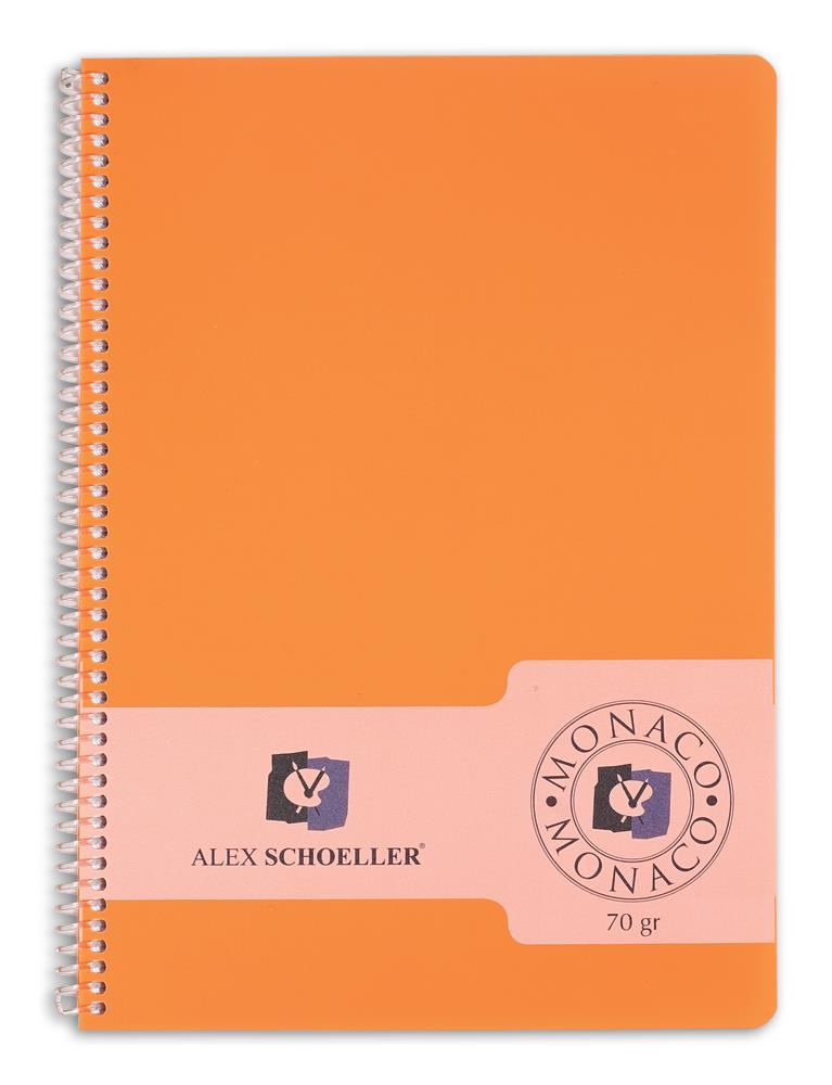 Monaco Spiralli PP Kapak Defter A5 (70 gr)