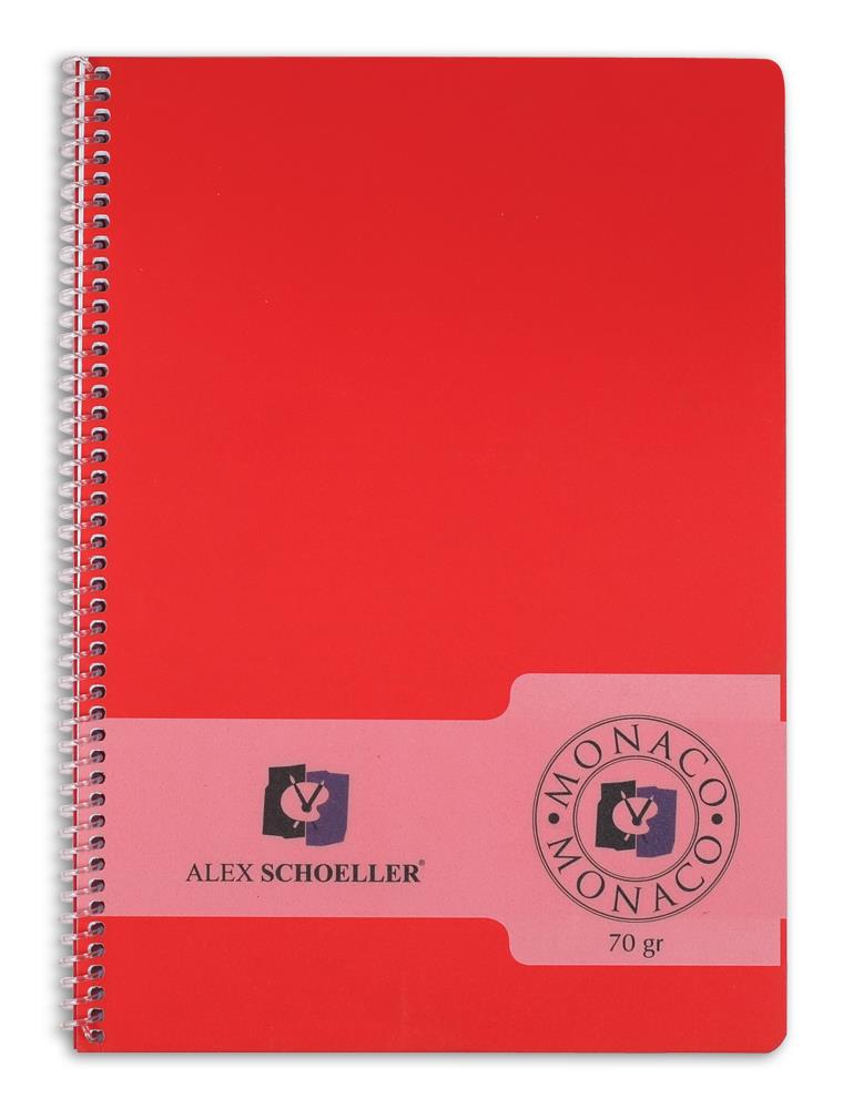 Monaco Spiralli PP Kapak Defter A6 (70 gr)