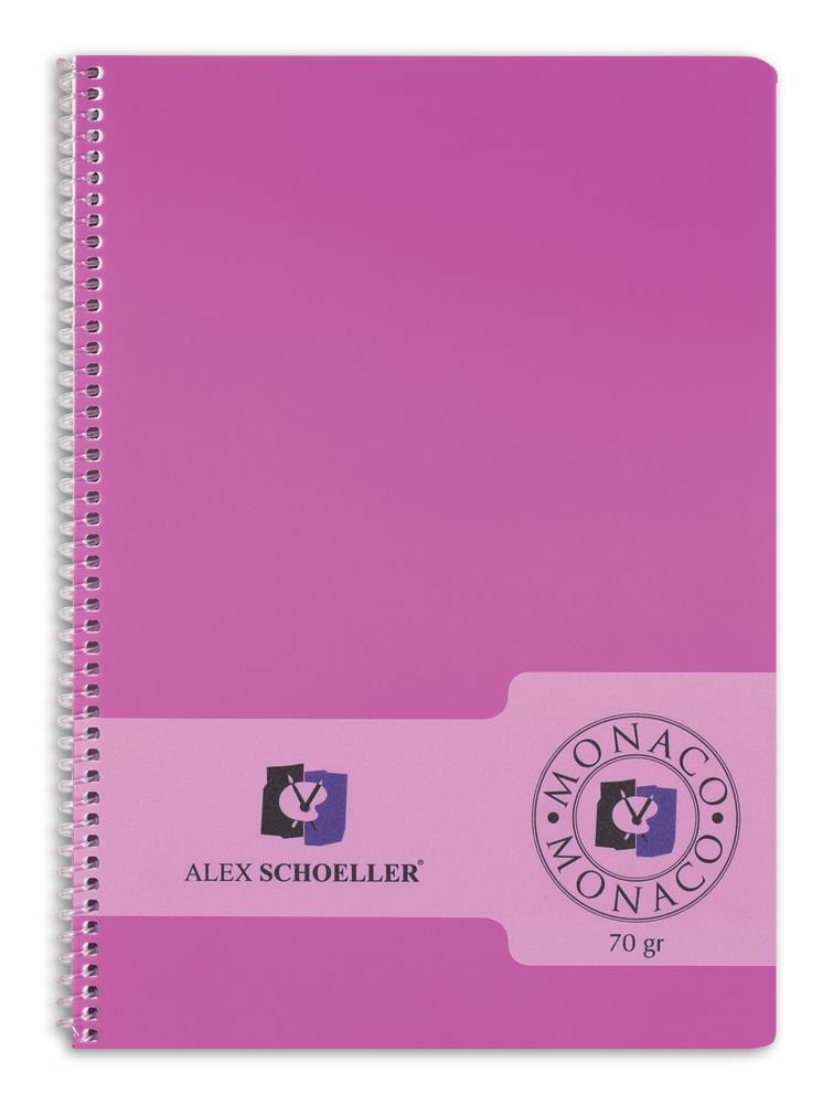 Monaco Spiralli PP Kapak Defter A4 (70 gr)