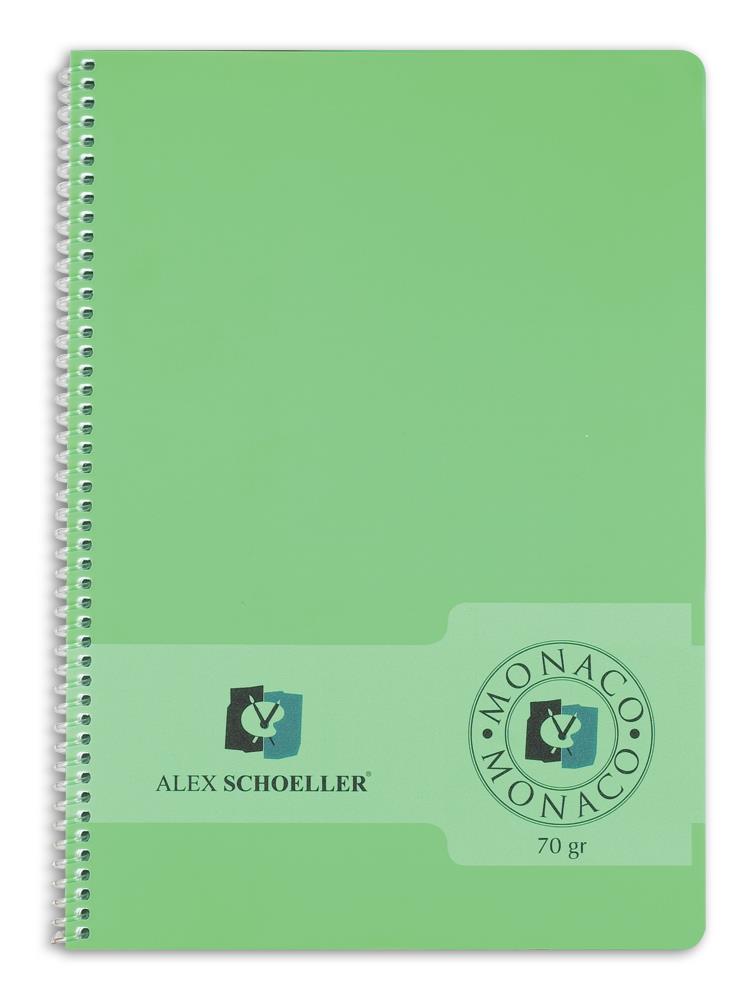 Monaco Spiralli PP Kapak Defter A6 (70 gr)