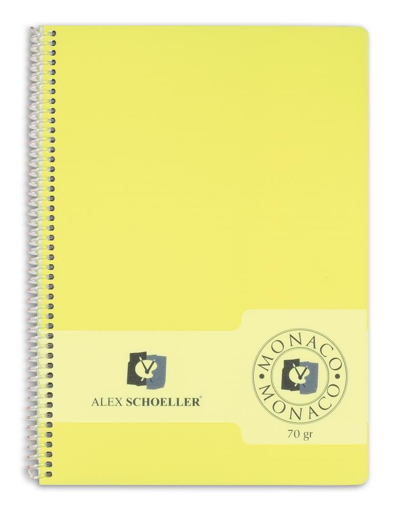 Monaco Spiralli PP Kapak Defter A4 (70 gr)