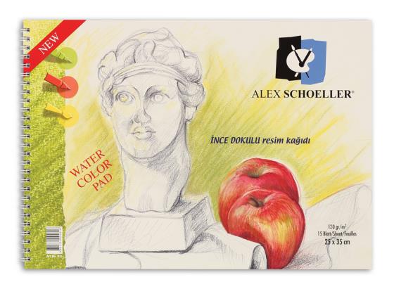 Kolej Spiralli Resim Defteri 25x35 / 35x50 / 50x70 15'li (120 gr)